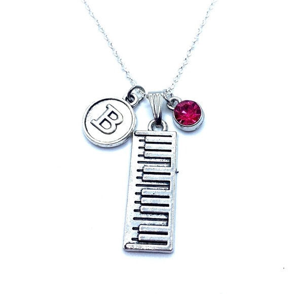 Keyboard Necklace Music Band Musical Instrument Musician - Picture 7 of 8